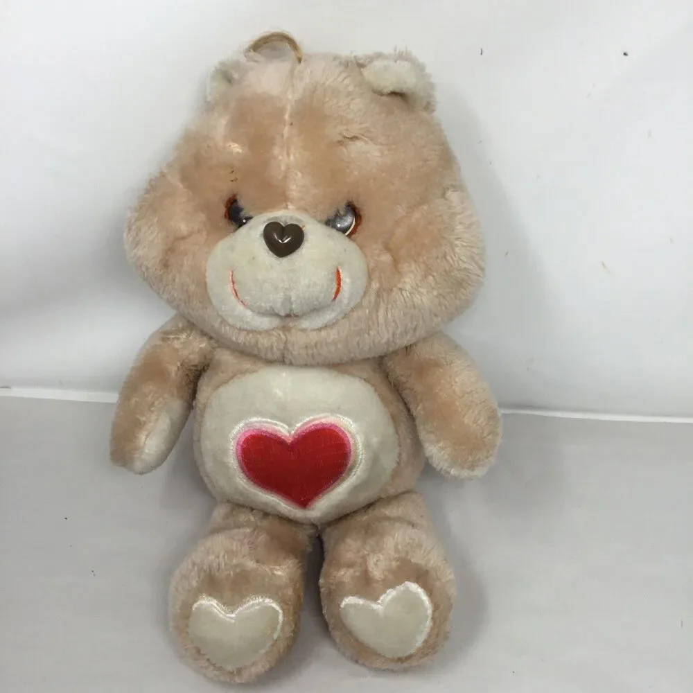 Vintage 1980s Kenner Care Bears 13” Tenderheart Bear & Gentle Heart Lamb Plush